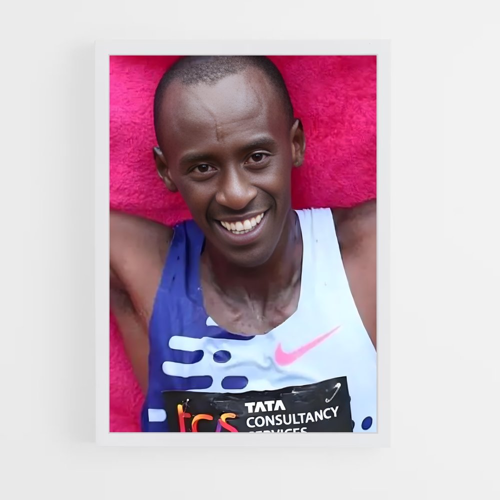Poster Kelvin de kiptum – affiche Athlétisme (vue 3)